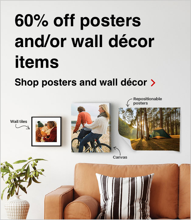 60% off Posters and Wall Décor